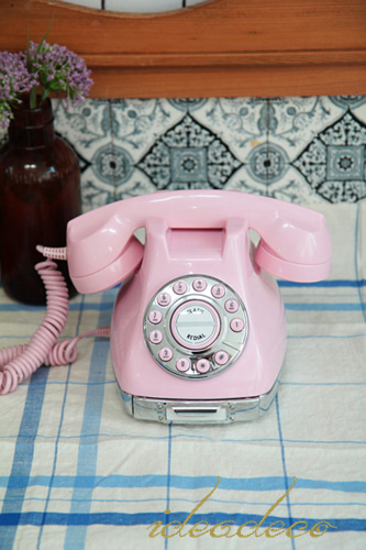 [재입고]빈티지 메리케이 핑크 전화기